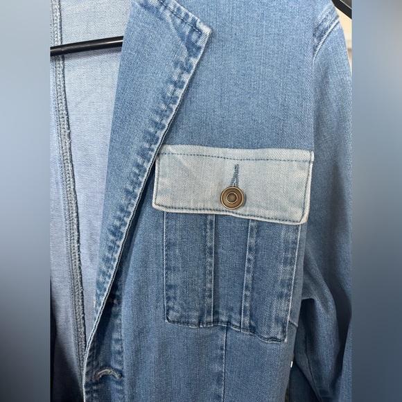 💙Fashion Nova Jean Jumpsuit💙 - Picture 4 of 8